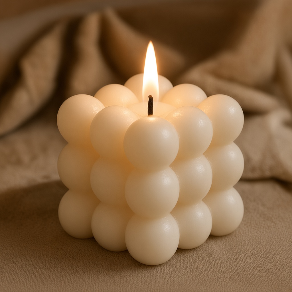 Bubble candle, a Judisol gift